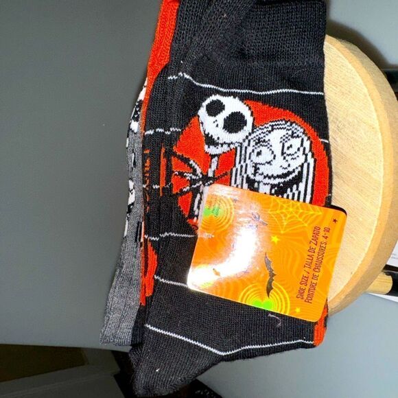 JACK SKELINGTON SOCKS NEW SET OF 2 - Picture 1 of 3